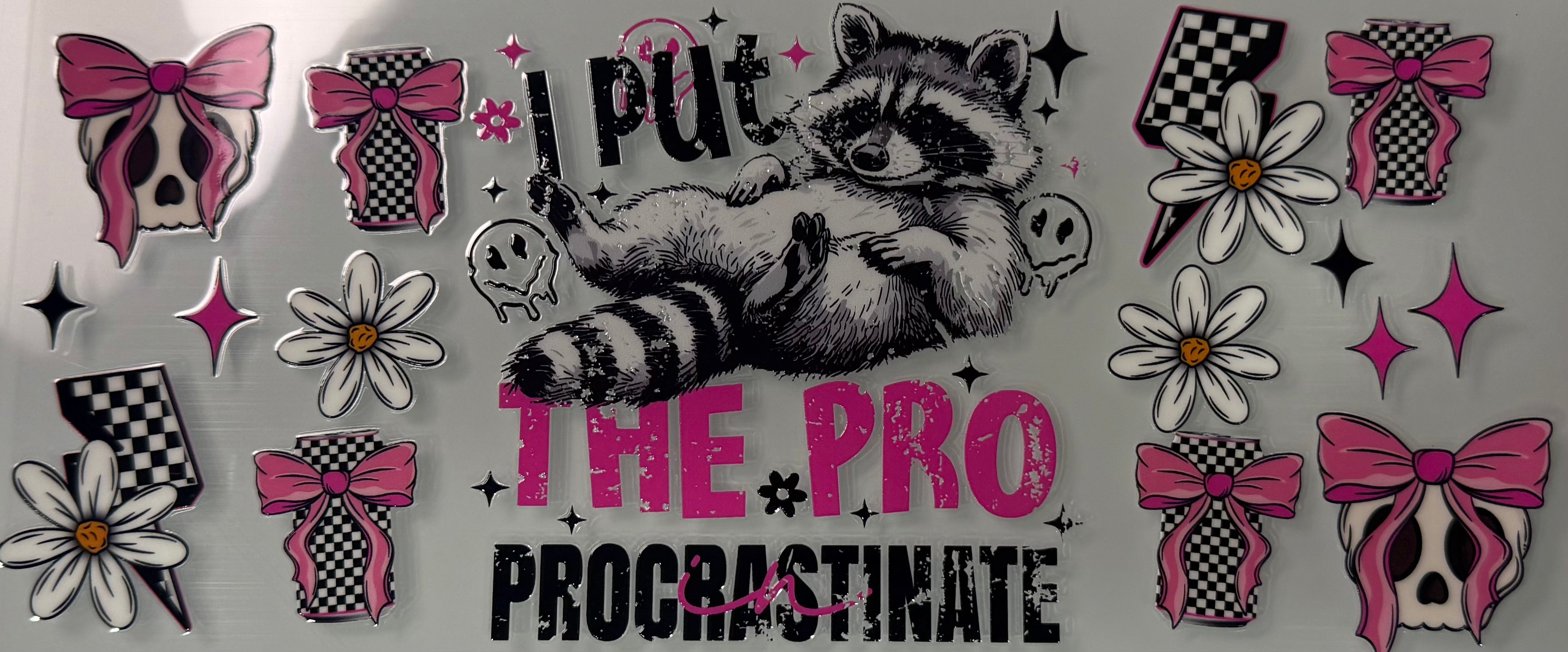 Procrastinate Racoon